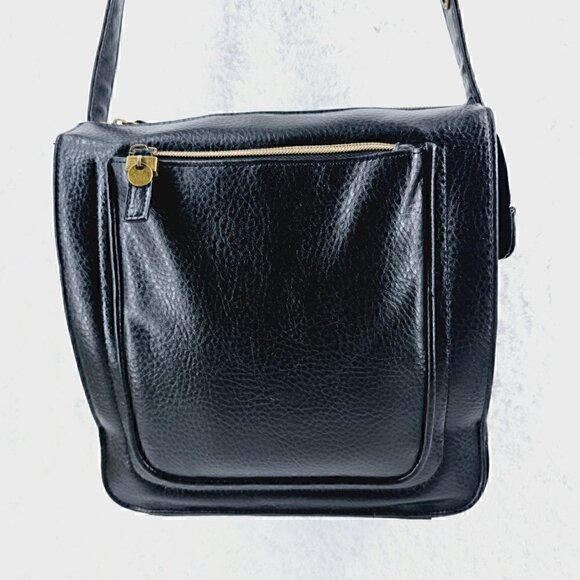 Relic Brand Black Faux Pebble Leather Crossbody - Picture 4 of 12